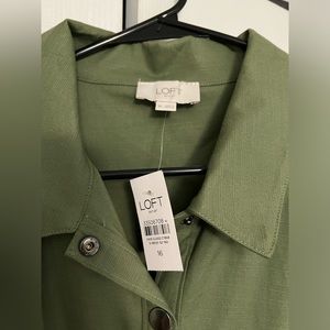 Loft Army Green Dress